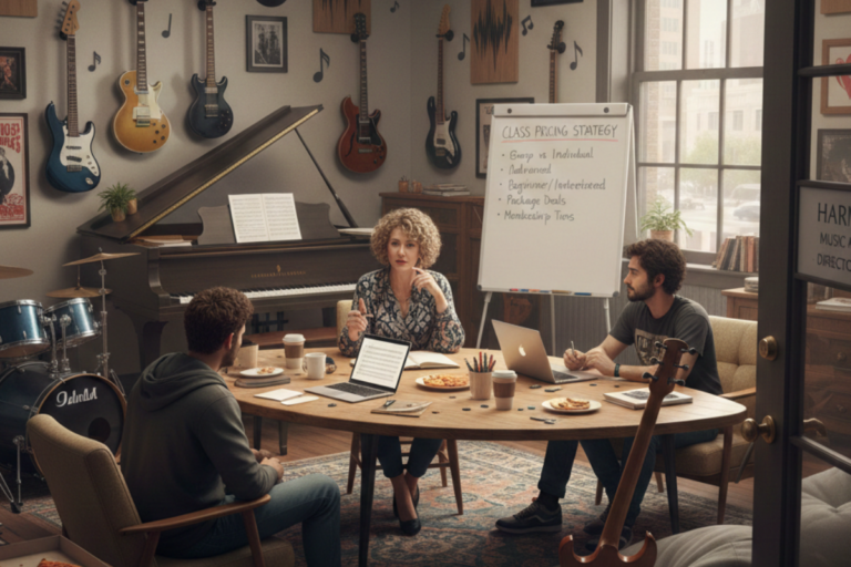 Precificar aulas de música