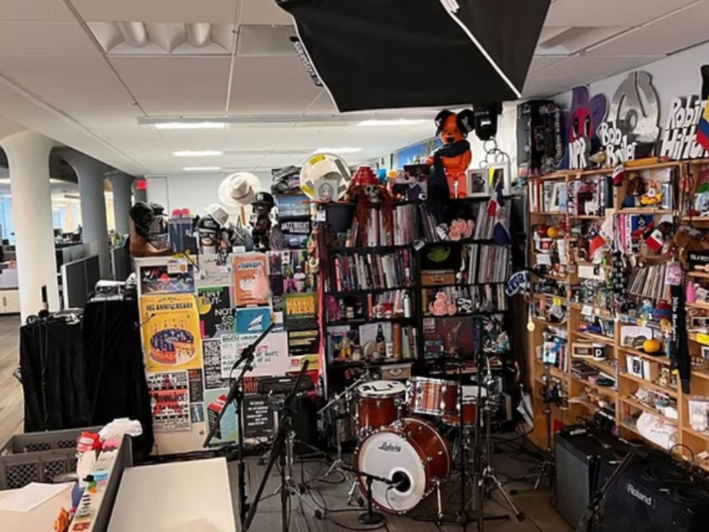 Cenário Tiny Desk Brasil